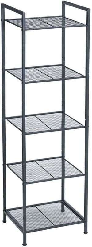 Badezimmerregal metall kuchenregal 5 stockig badregal standregal pflanzenregal erweiterbar