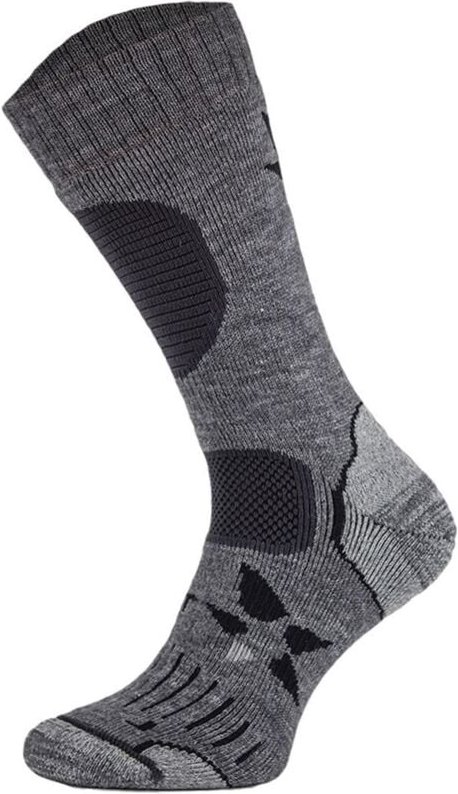 Classic BLACK PEAK Merinowolle Strapazierfähig, Trekking und Alltag, dickere Version grau 39-42