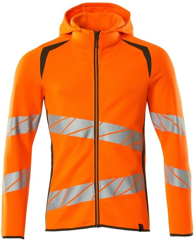 Mascot Kapuzensweatshirt 19284-781-1433 Gr. XS hi-vis orange/moosgrün