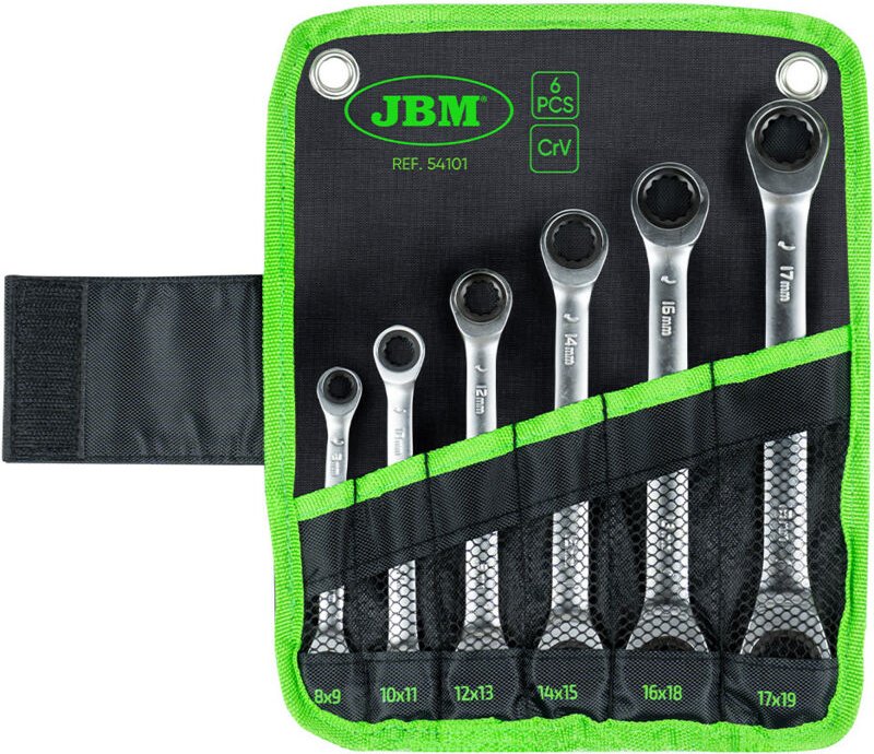 Thumbnail - JBM54101 Satz mit 6 Ratschenschlüsseln