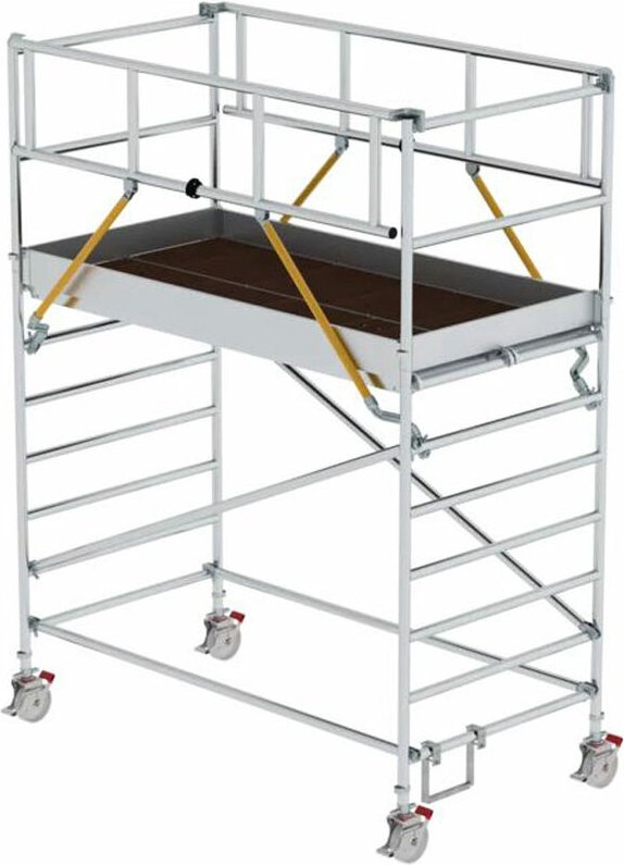MUNK Rollgerüst SG mit Doppelplattform 1,35x2,45m Plattform 4,51m AH