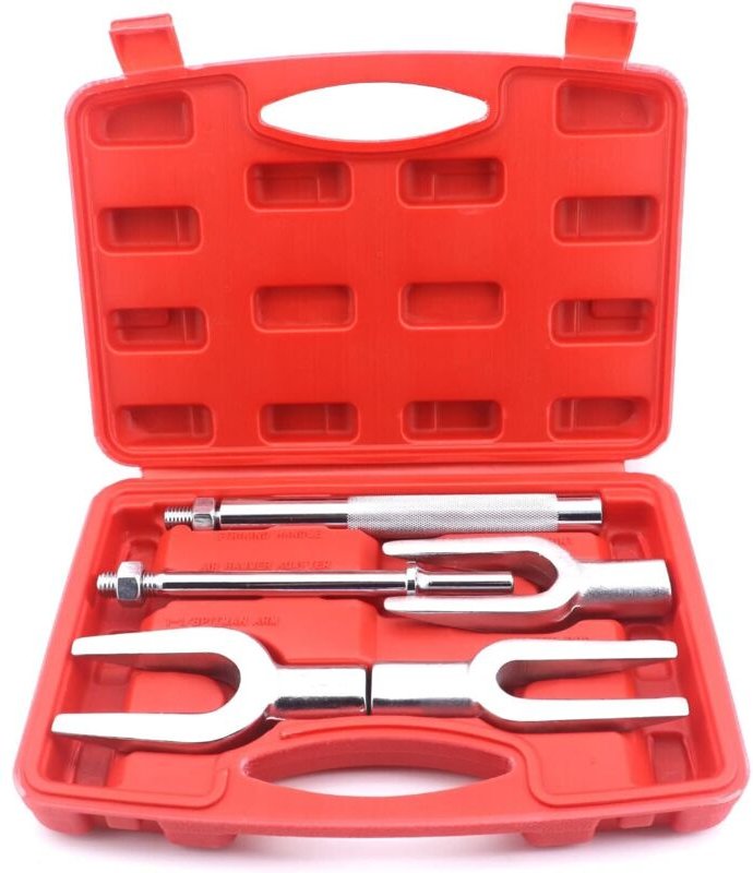 Lntyq 5-teiliges Kugelgelenk-Trennwerkzeug-Set, Spurstangenkopf-Entferner, Auto-Kugelgelenk-Entferner-Set