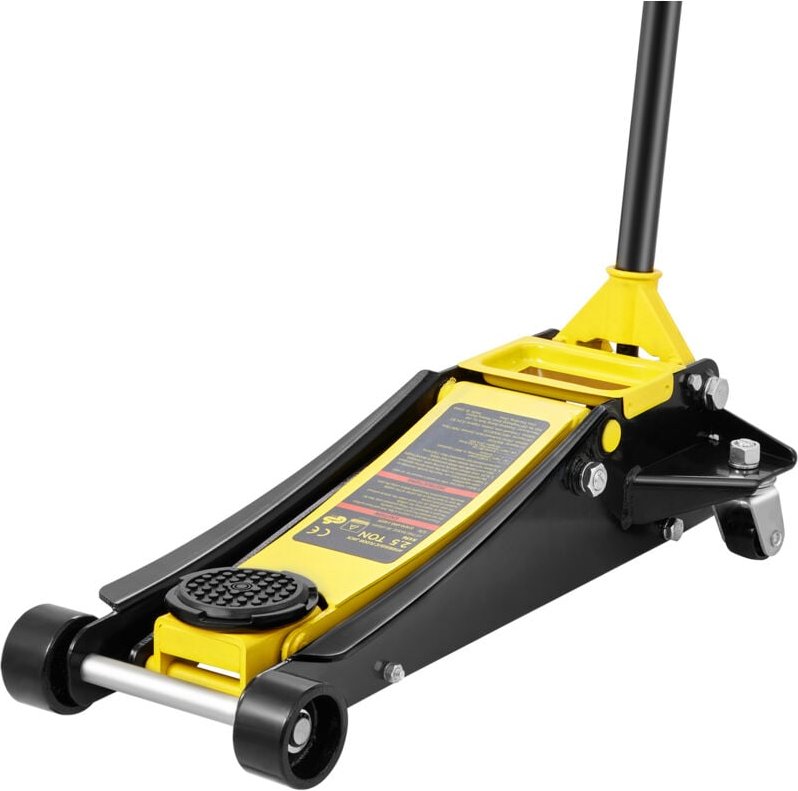 2,5 Tonnen Wagenheber mit niedrigem Profil, Hochleistungs-Rennwagenheber aus Stahl, Schnellhub mit Doppelkolben, Hubbere...