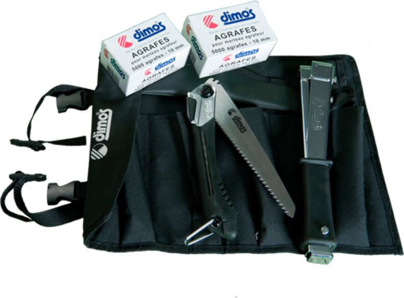 Spezial-Werkzeugtasche für Heftklammern mit Japansäge Dimos 980302