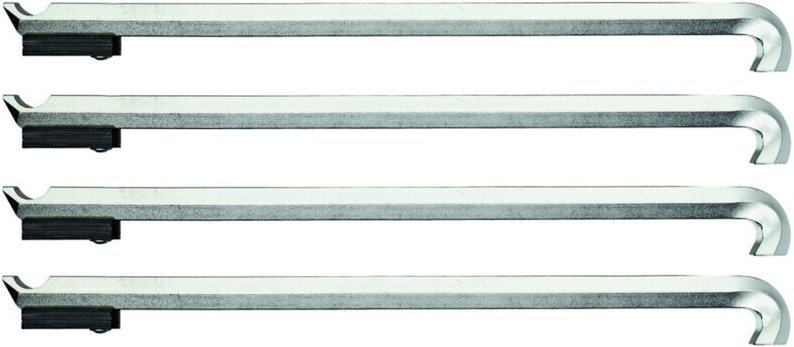 Abzughaken-Satz, 4-tlg., 226 mm, mit Abstandshaltern, 1.29/45 - Gedore