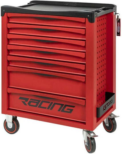 KS TOOLS TOOLS Racing Servant - Rot - 7 Schubladen - 855.0007