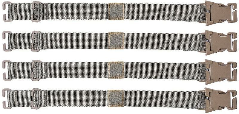Woosien - 4er-Pack Molle-Schultergurt-Rucksack-Westen-Adaptergürtel, Outdoor-C-kompatibel