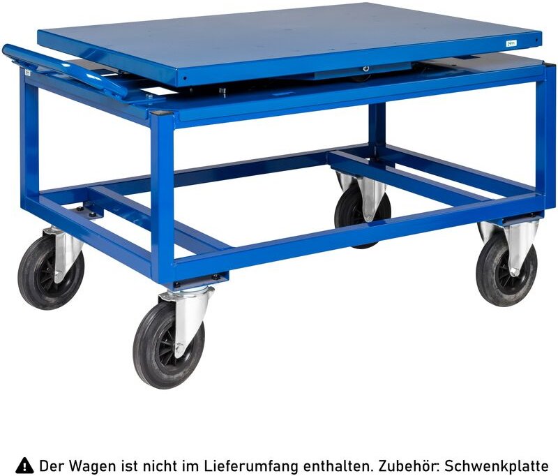 Kongamek Schwenkteller 1338x810x152mm in blau als Zubehör für Palettenwagen
