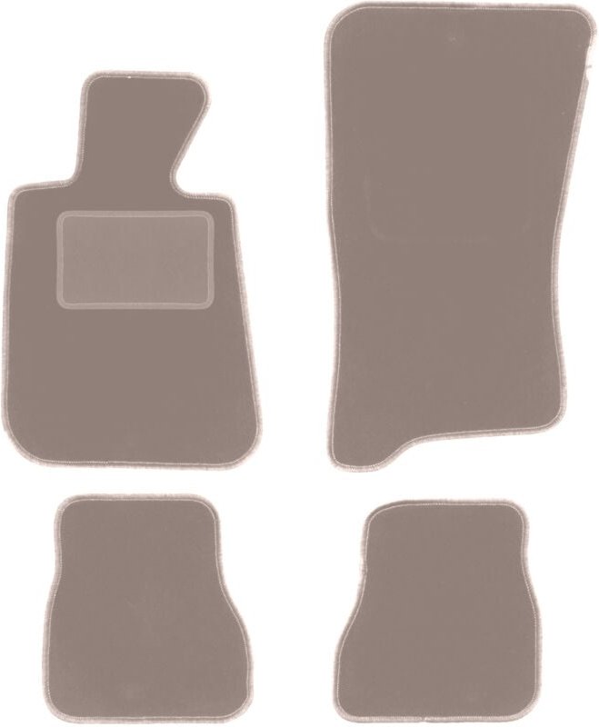 Beige Veloursmatten für: BMW 3 E30 Cabrio (1986-1993)