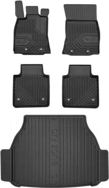 SET 77 Fußmatten und Fußmatten JAGUAR XJ X351 LANG