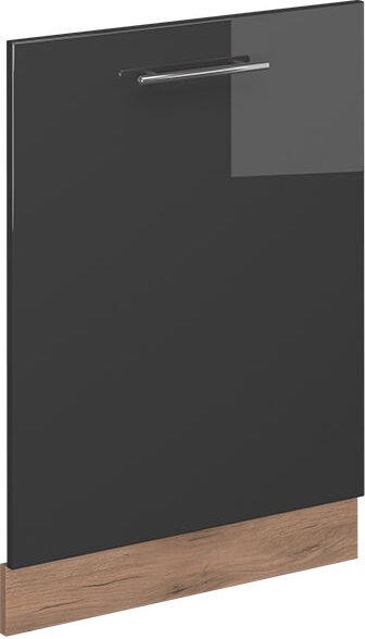 Geschirrspülblende Fame-Line, Anthrazit Hochglanz, 60 cm ohne Arbeitsplatte Vicco