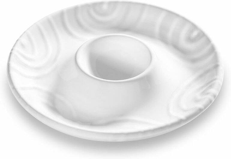 Gmundner Keramik - Weißgeflammt Eierbecher (ø 12 cm)