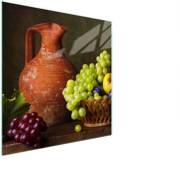 GLASSCHUTZPLATTE FÜR HERD 50x52 TRAUBEN