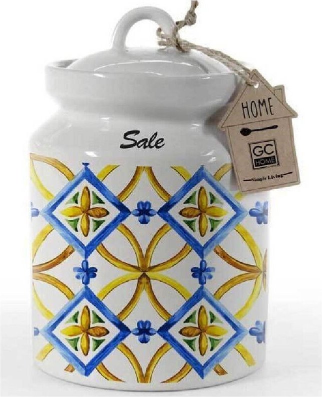 Trade Shop Traesio - Trade Shop - verkaufen ceramica ermethische länderlande christmas mediterranean color 17X12CM 81705...