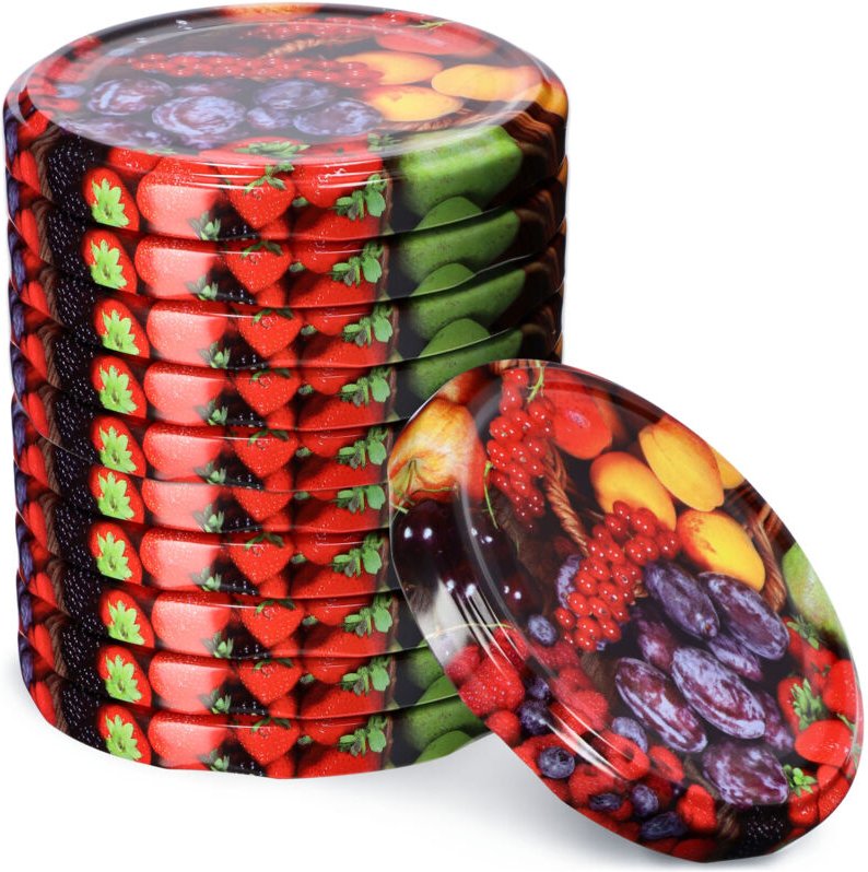 10x Jar Caps Fi 66 Caps für Gläser Deckel Konserven - Kadax