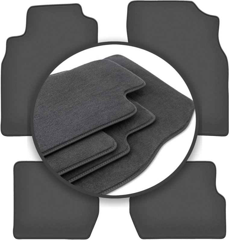 Premium-Fußmatten für: Nissan Almera N16 Fließheck (2000-2006)