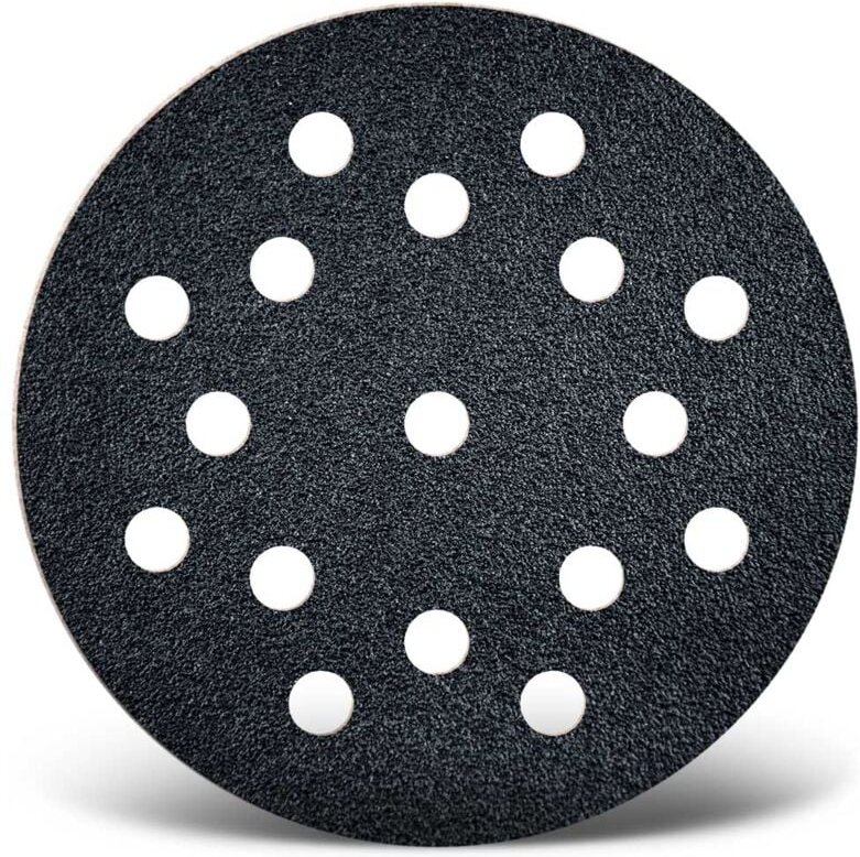 Black Klett-Schleifscheiben, 125 mm, 17-Loch, f. Exzenterschleifer, Siliciumcarbid (50 Stk.) K40 - Menzer