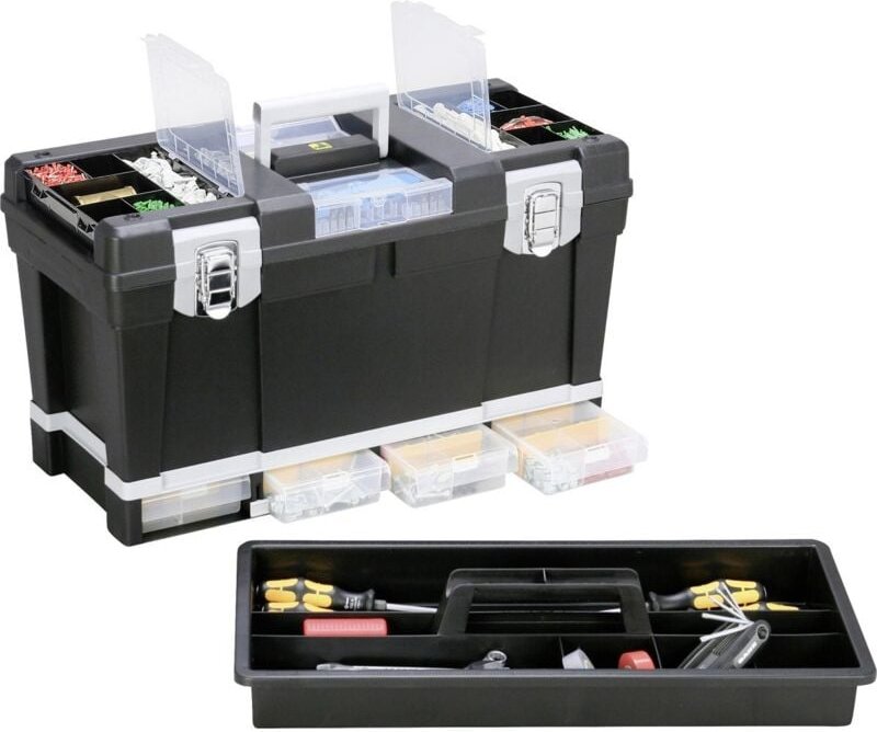 Werkzeugkoffer McPlus Depot 58,5 x 28 x 30,6 cm Aufbewahrung Werkstatt - Allit