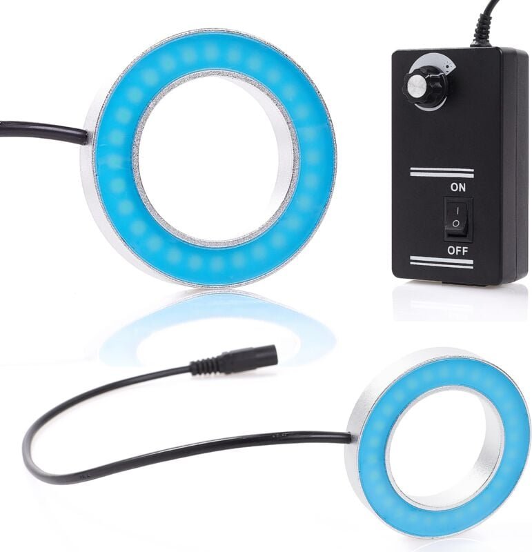 Einstellbare LED-Beleuchtung/Beleuchtung mit Techrebal-Anti-Staub-Linse für Mikroskop