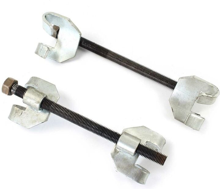 Xpotool - Federspanner Satz 2-tlg. 355 mm (14') aus Stahl, Montagespanner Ausbauwerkzeug für Pkw Tuning Tieferlegung, Sp...
