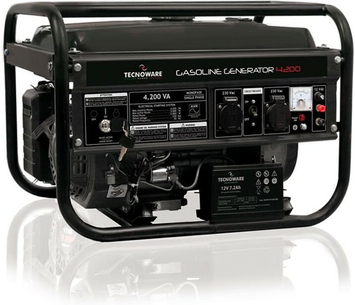 Tecnoware 4200VA Einphasen-Benzin-Stromerzeuger FGE4200E