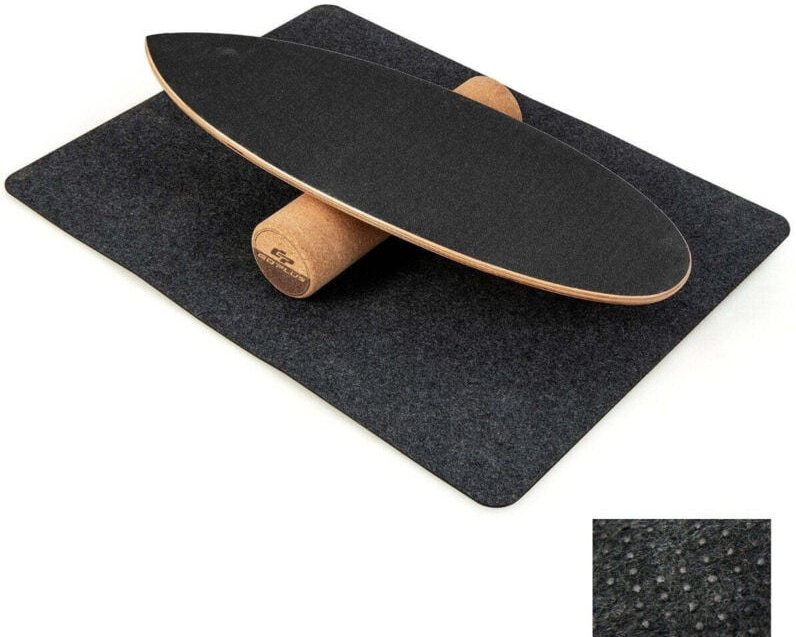 Balance board aus holz wobble board mit rolle decke 3 in 1 balance board kit schwarz