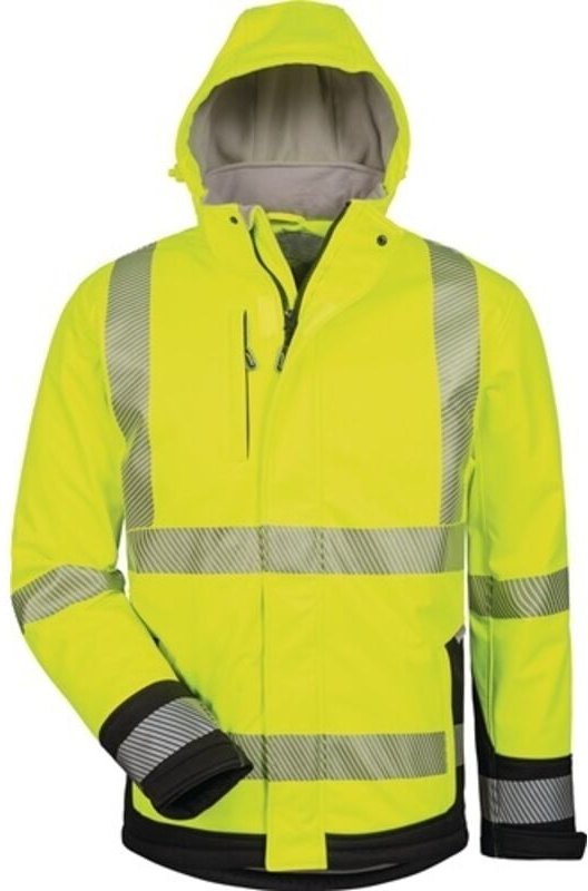 Warnschutz-Softshelljacke Melvin Gr.XXL gelb/schwarz Elysee