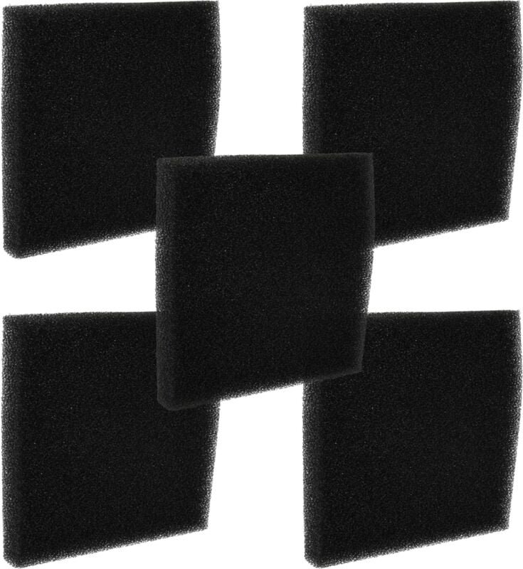 5x Staubsaugerfilter kompatibel mit Bosch Ergomaxx VS08G2212/09 Staubsauger - Schaumstofffilter - Vhbw