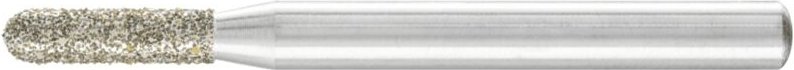 PFERD TOOLS Diamant-Schleifstift Walzenrund Ø5,0mm Schaft-Ø6 mm D357 (grob) zum Schleifen von GFK/CFK