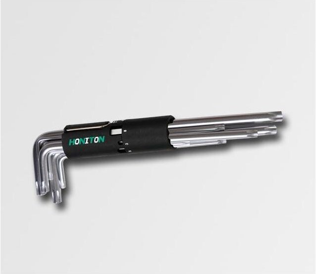 Honiton klucze torx typ l komplet 8 elem. t10,t15,t20,t25,t30,t40,t45,t50