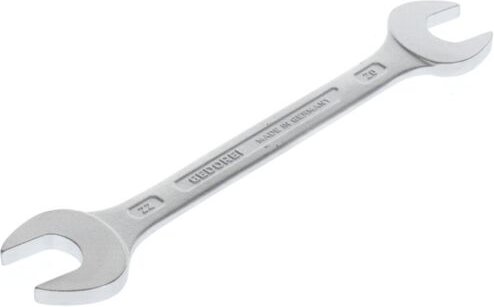 Gedore - Doppelmaulschlüssel 6 20 x 22 mm Länge 236 mm verchromt