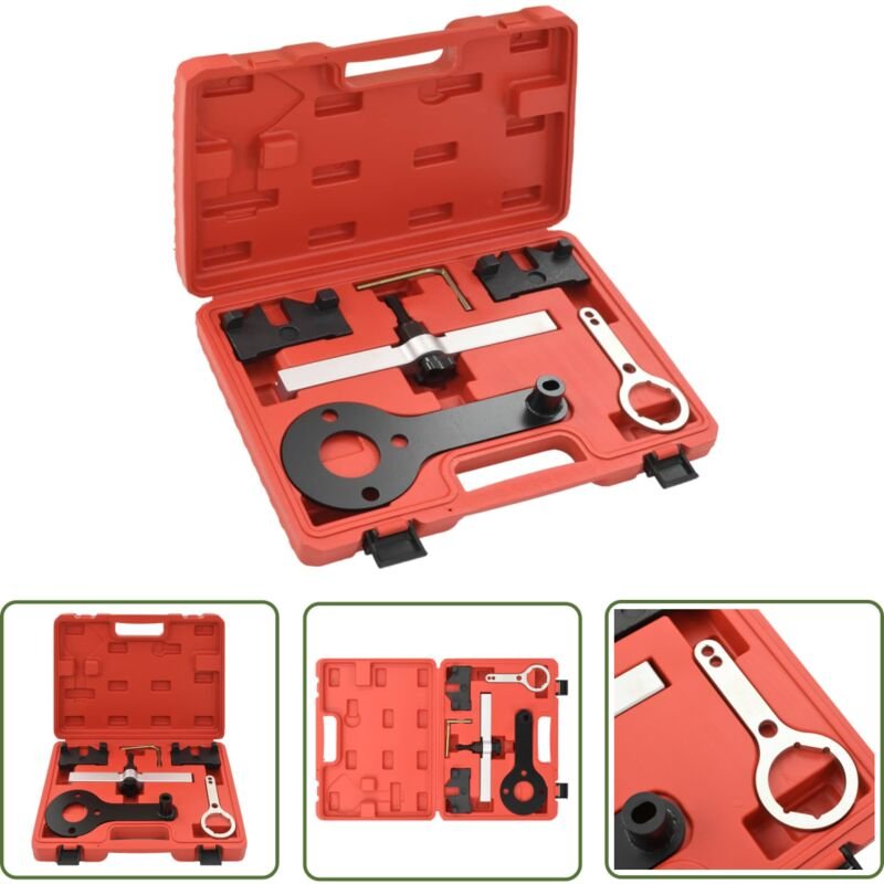 The Living Store 6-tlg Motoreinstellwerkzeug-Set für BMW N63B44 V8 X5 X6 750 650 - Motorenreparatur - Motorinstandsetzun...
