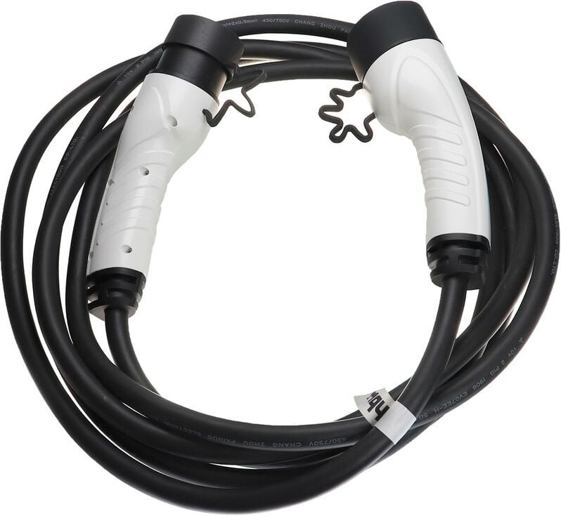 Thumbnail - vhbw Ladekabel Typ 2 zu Typ 2 kompatibel mit Opel Combo Life Electric, Combo e-Life Elektroauto, 3-phasig, 16 A, 11 kW, ...