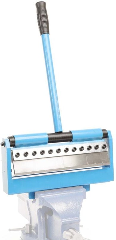 Blechbiegemaschine 300 mm x 2,5/3 mm, max. 90° Biegewinkel, Abkantbank zum Blech Abkanten aus Stahl, Schraubstock Befest...