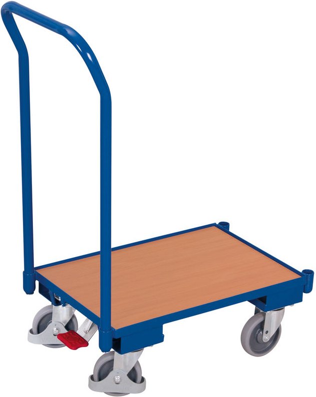 VARIOfit Euro-System-Roller mit Schiebebügel, Eckhülsen, 10mm Rand und EasySTOP 605x410mm