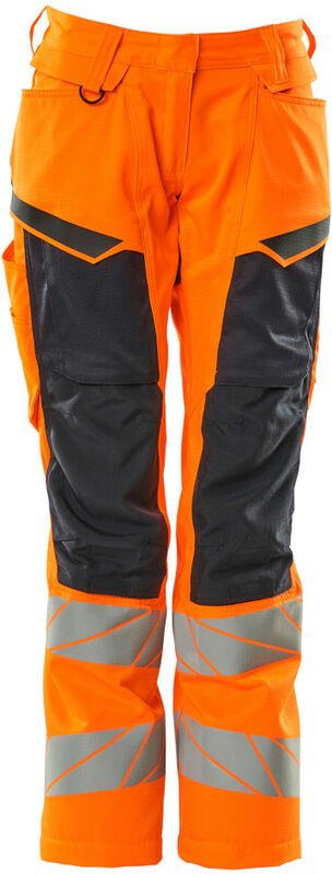Mascot Damen Warnschutzhose mit Knietaschen Orange 82C54