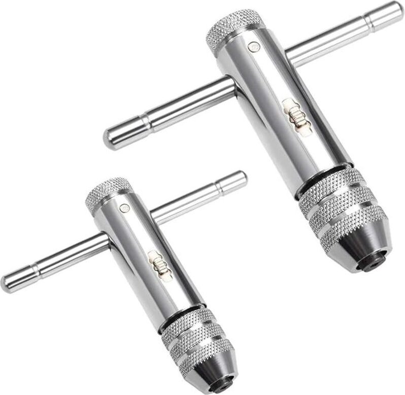 Stücke Ratschen-Windeisen Verstellbarer T-Griff Ratschen-Windeisenhalter M3-M8/M5-M12 Gewinde-Windeisen Handgewindeschne...