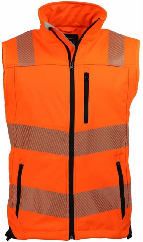 Warnweste, Gr. 3XL orange/schwarz Gr. 3XL