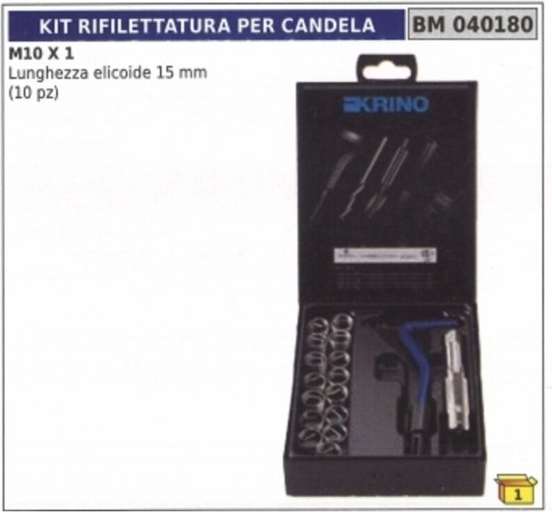 Reflektorsatz für Zündkerze M10 x 1 Wendellänge 15 mm (10 Stück)