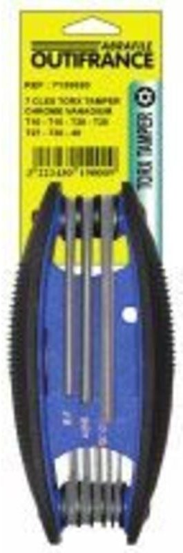 Torx-Manipulationsschlüsselsatz auf Zweikomponentengriff Outifrance