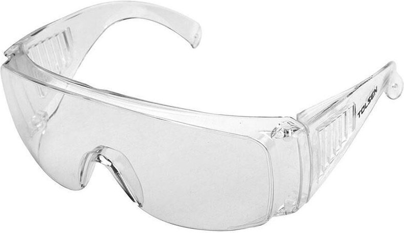 Tolsen Transparente Kunststoff-Schutzbrille