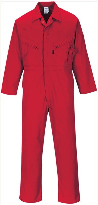 Liverpool Overall mit Reißverschluss Rot XL - DE(50-52) - UK(40-41)