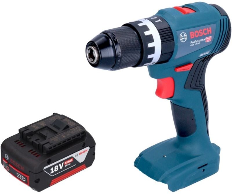 Bosch gsb 18V-45 Professional Akku Schlagbohrschrauber 18 v 45 Nm Brushless + 1x Akku 5,0 Ah - ohne Ladegerät