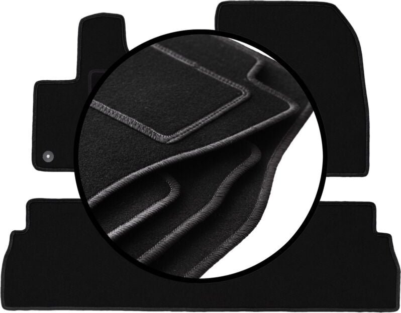Veloursmatten-Satz für: Toyota ProAce City Kombivan (2018-)