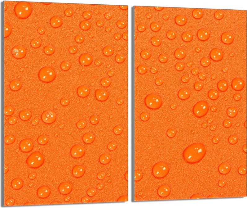 Glasschutzplatte für den Herd 2x30x52 Tropfen