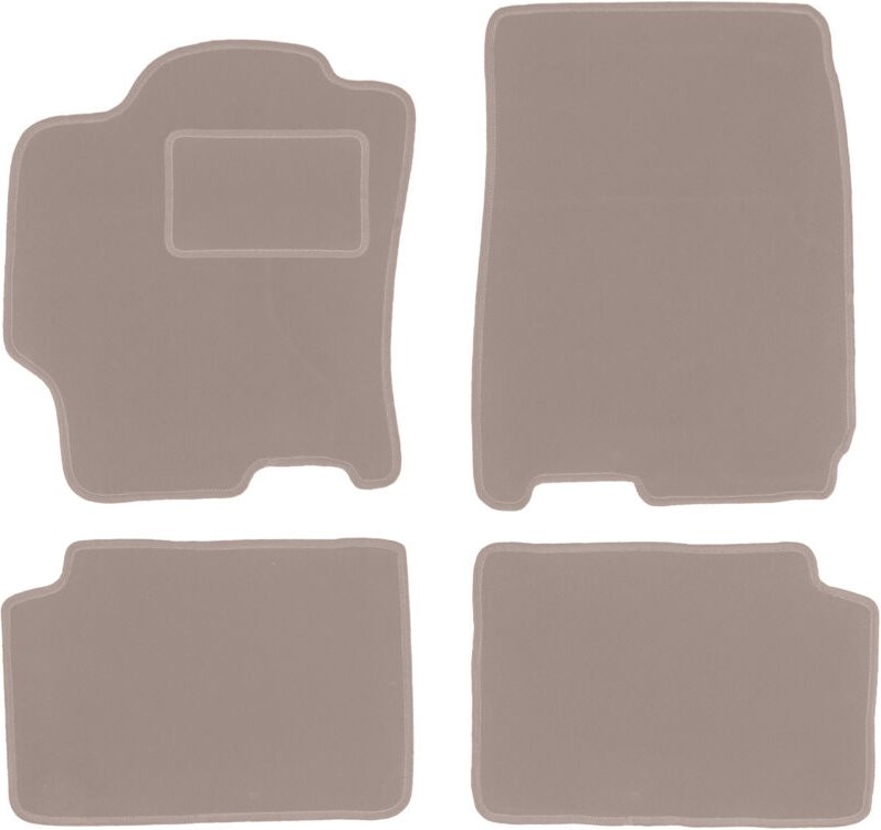 Beige Veloursmatten für: Mazda 323 BJ Limousine, Fließheck, Break, Kombi (1998-2003)