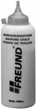 Freund - Markierungsfarbe für Schnurschlaggeräte weiß, 1000g Flasche 03041000