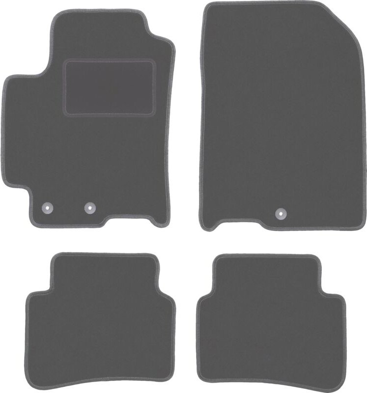 Graphit-Fußmatten für: Kia Rio IV Schrägheck (2017-)