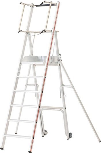 Matisère - Stehleiter 6 Stufen - Max. Arbeitshöhe 3.39m - 838306