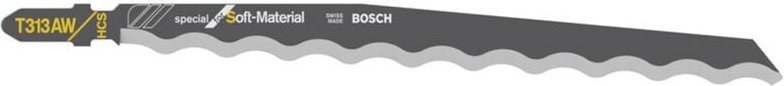 FP - Bosch Accessories 2608635187 Stichsägeblatt t 313 aw Special for Soft Material, 3er-Pack 3 St.